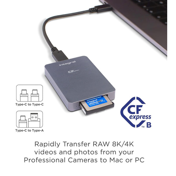 Integral Lettore CFexpress Type B 2.0 Integral Lettore CFexpress Type B 2.0